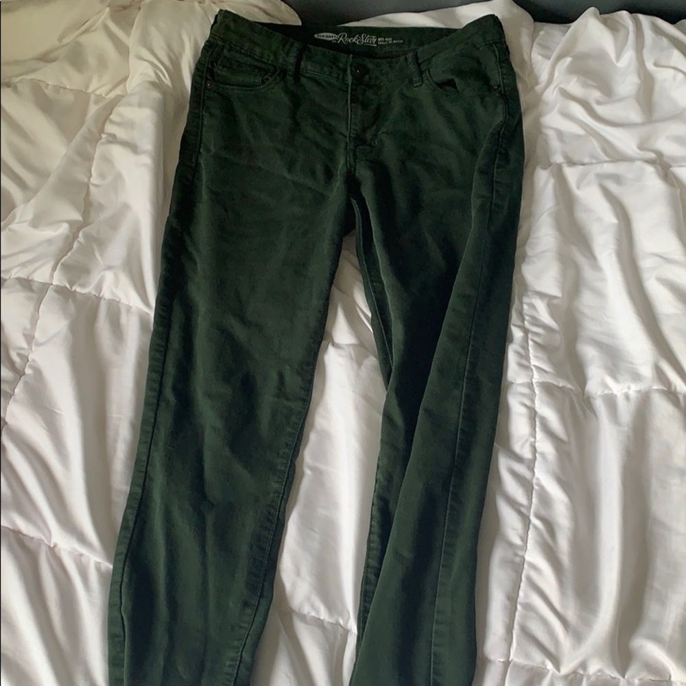 Old Navy Green Jeans